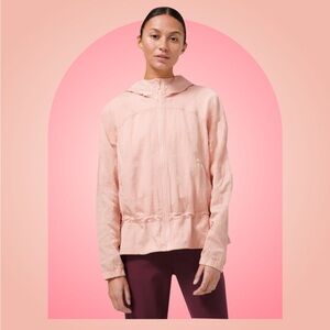 Lululemon Ready to Go Jacket in the color Pink Mist 6